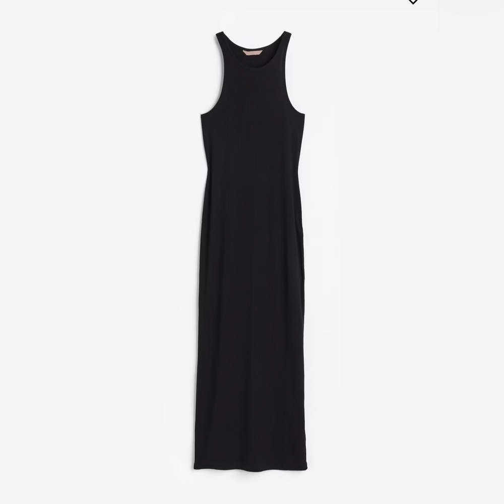 H&M ribbed bodycon midi dress